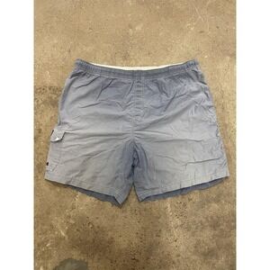 Old Navy Swim Trunks Mens Large Gray Cargo Pocket Mesh Liner Elastic Waist Beach